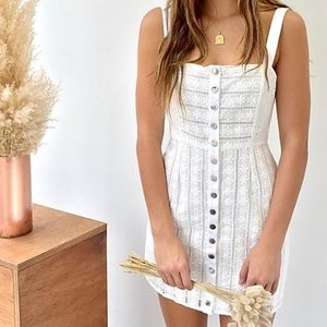 For Love & Lemons Hermosa Eyelet Dress